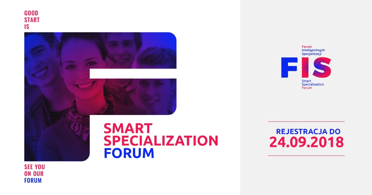 Baner konferencji Smart Specjalization Forum